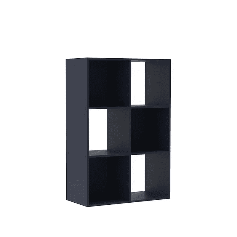 35.88-In H X 24.13-In W X 11.63-In D Rye Stackable Wood Laminate 6 Cube Organizer - Image 21