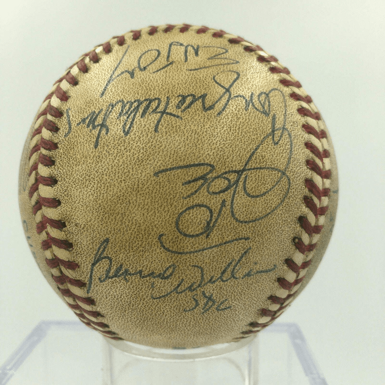 1996 NY Yankees W.S. Champs Team Signed Game Used Baseball Derek Jeter JSA COA - Image 3
