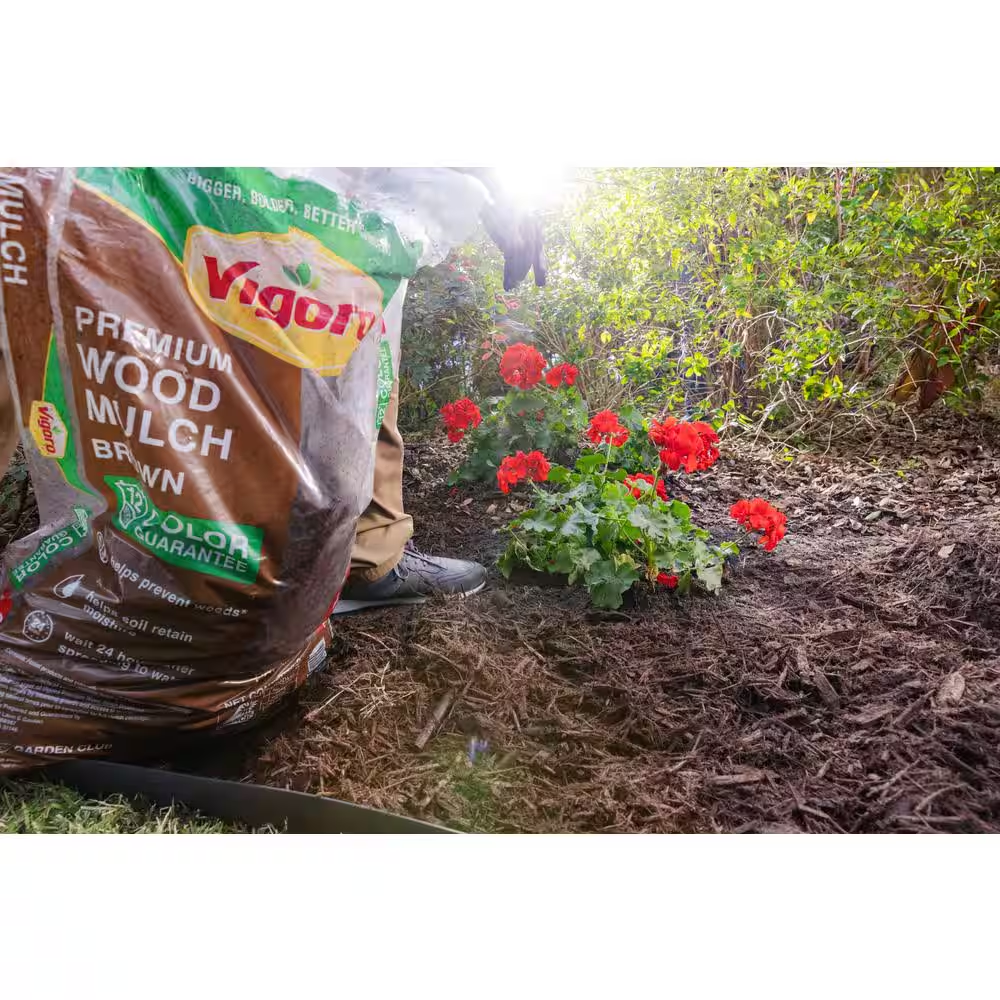 2 Cu. Ft. Premium Brown Wood Shredded Bagged Mulch - Image 12