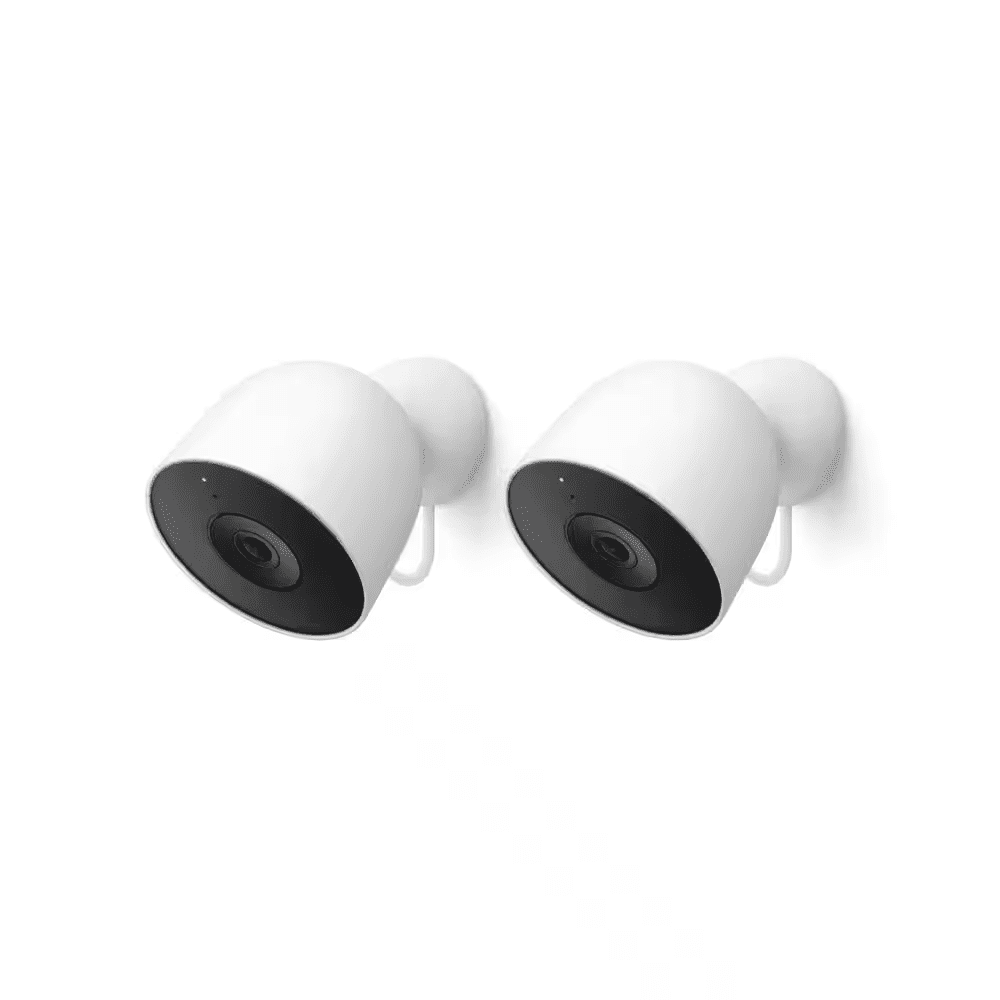 Nest Outdoor Security Camera (Wired, 2Nd Gen) 2-Pack - Snow