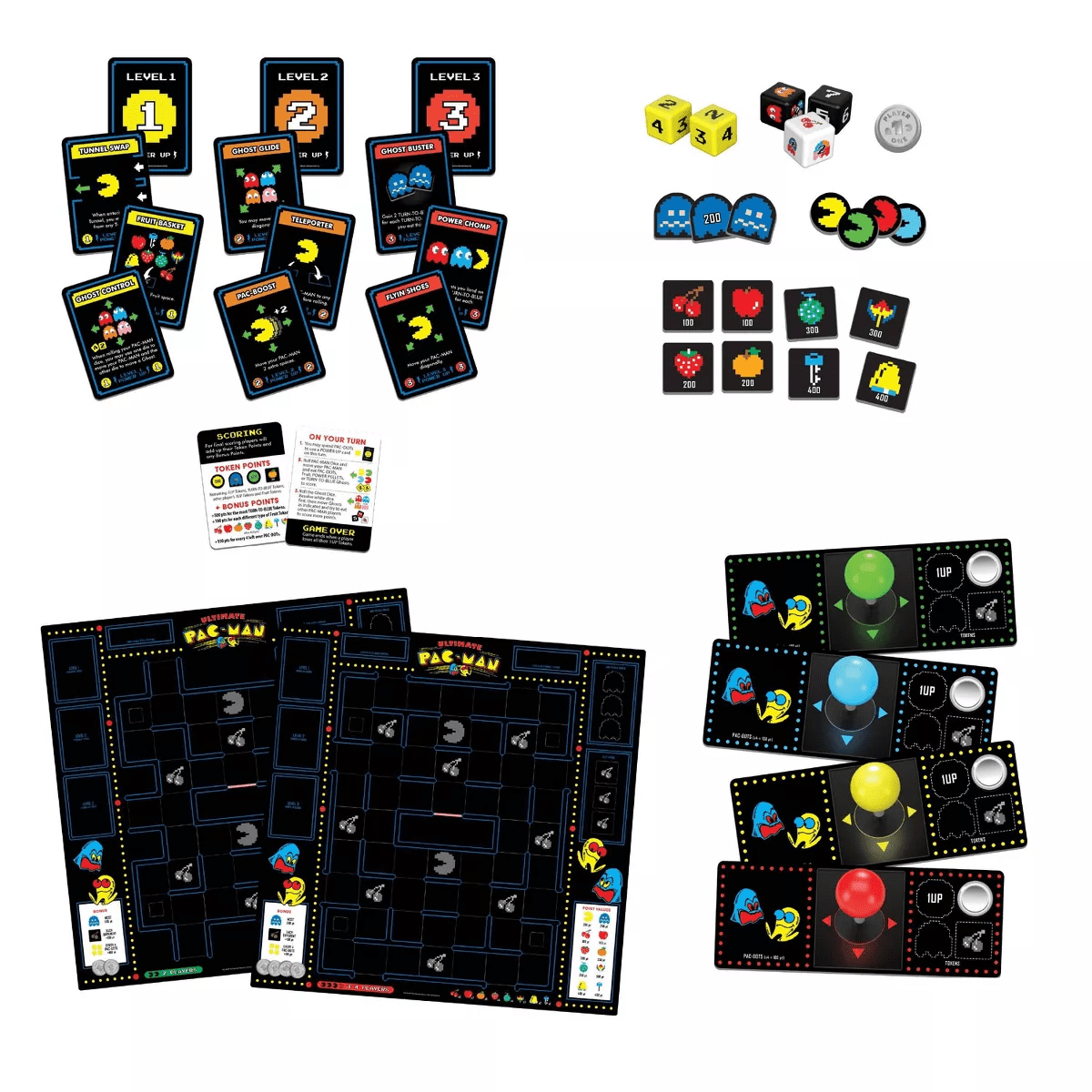 Buffalo Games: Ultimate PAC-MAN Board Game - Retro Arcade Classic! - Official Licensed - Image 7