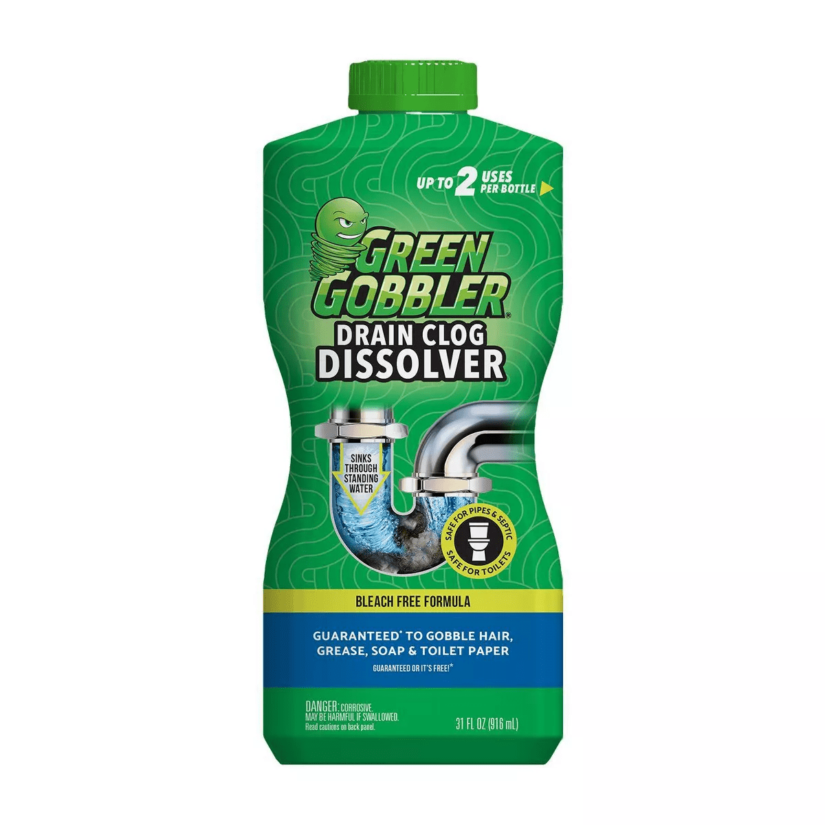 Green Gobbler Drain Clog Dissolver - 31 Fl Oz