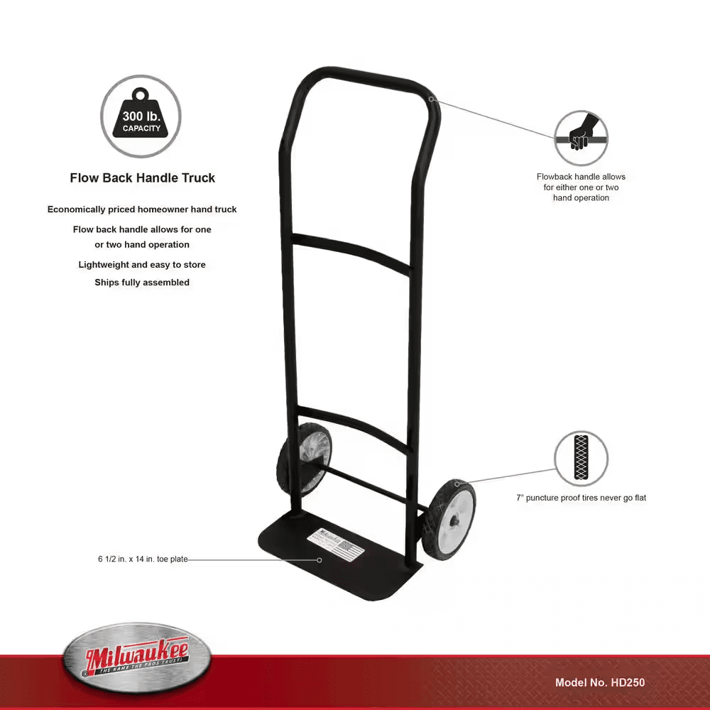 300 Lbs. Capacity Hand Truck - Image 2
