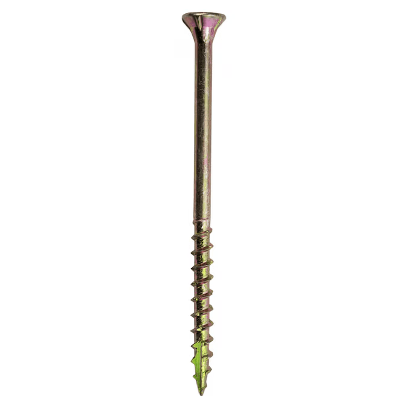 #9 X 3-In Yellow Zinc Interior Wood Screws ( 72 -Per Box ) - Image 2
