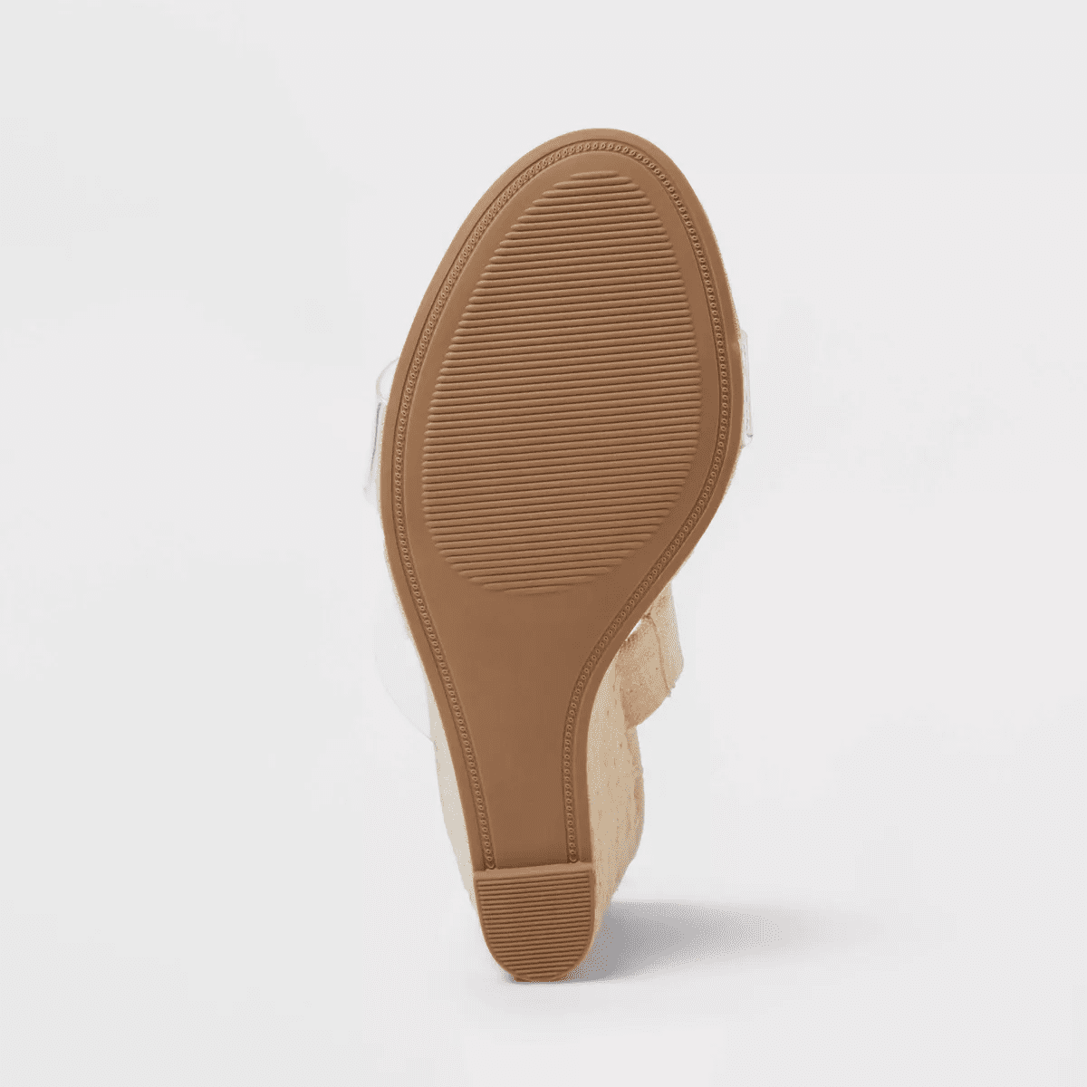 Women'S Ansel Double Band Open Toe Wedge Heels with Memory Foam Insole - a New Day™ Tan - Image 4