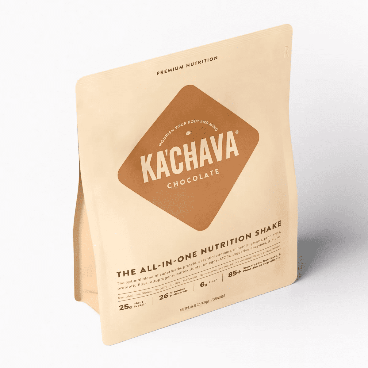 Ka'Chava All-In-One Plant Based Nutrition Shake Powder - Chocolate - 15.31Oz - Image 3