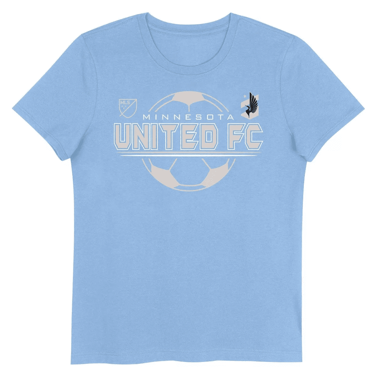 MLS Minnesota United FC Girls' Short Sleeve Crew Neck T-Shirt