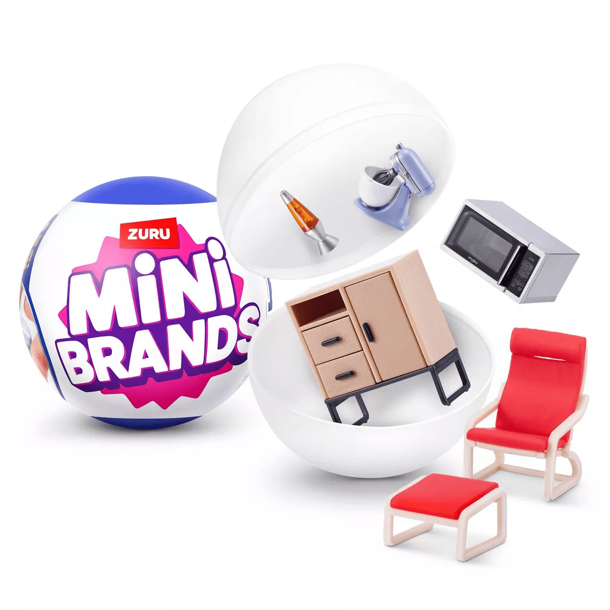 Mini Brands Home Series 1 Collectible Capsule: Fantasy Polypropylene Mini Figures for Creative Thinking
