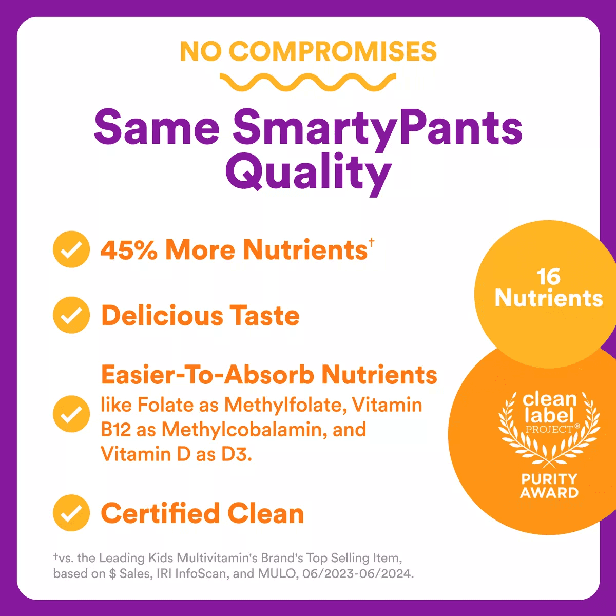 Smartypants Toddler plus Multivitamin & Omegas Gummies with Vitamins C, D3, B12 & Zinc - 60Ct - Image 7