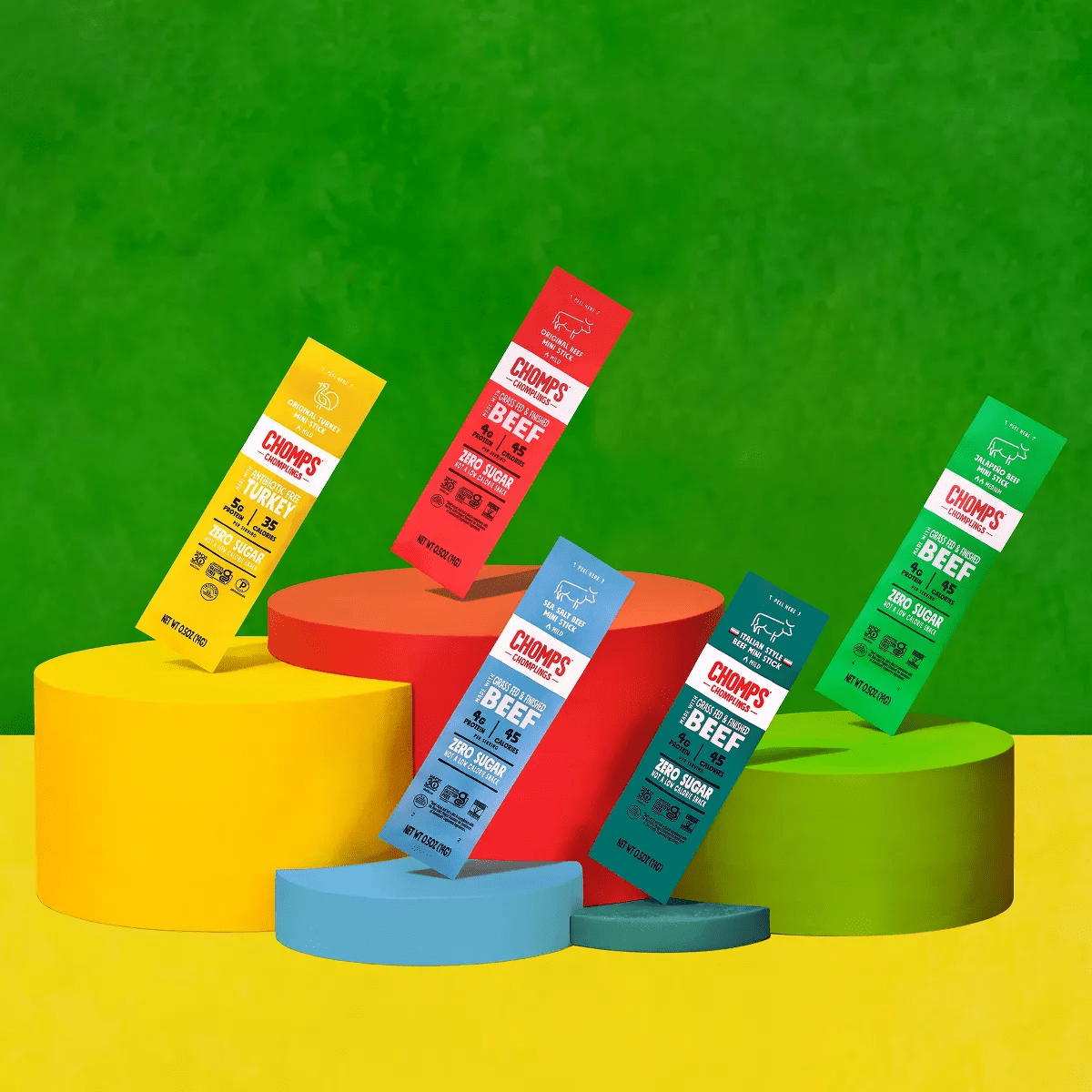 Chomps Chomplings Original Beef Mini Sticks - 7Oz/14Ct - Image 7