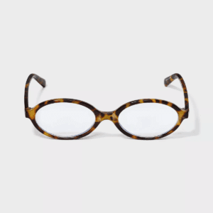Women'S Slim Plastic Oval Blue Light Filtering Glasses- Wild Fable™ Tort