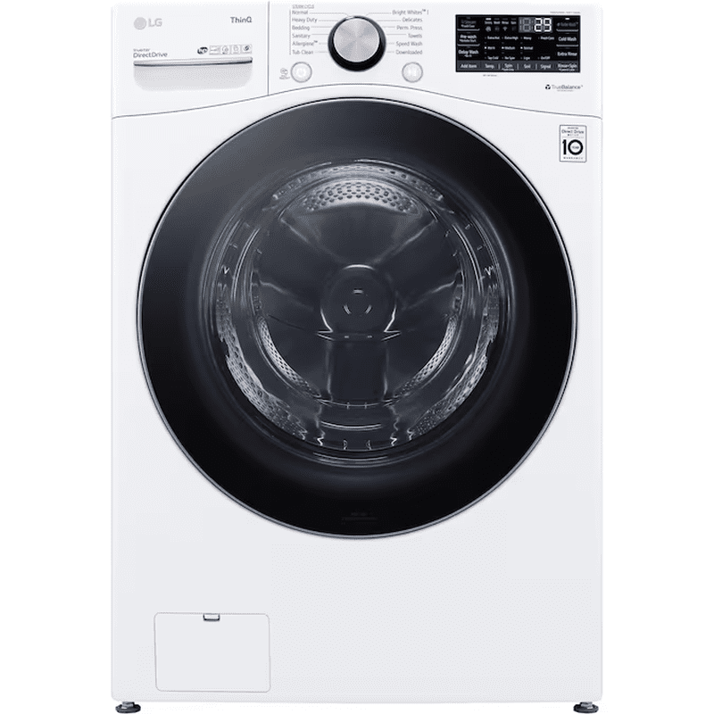 Turbowash 360 High Efficiency Stackable Medium ( 4.5-Cu Ft ) Front-Load Washer with Steam Cycle ( Black Steel ) - Image 19