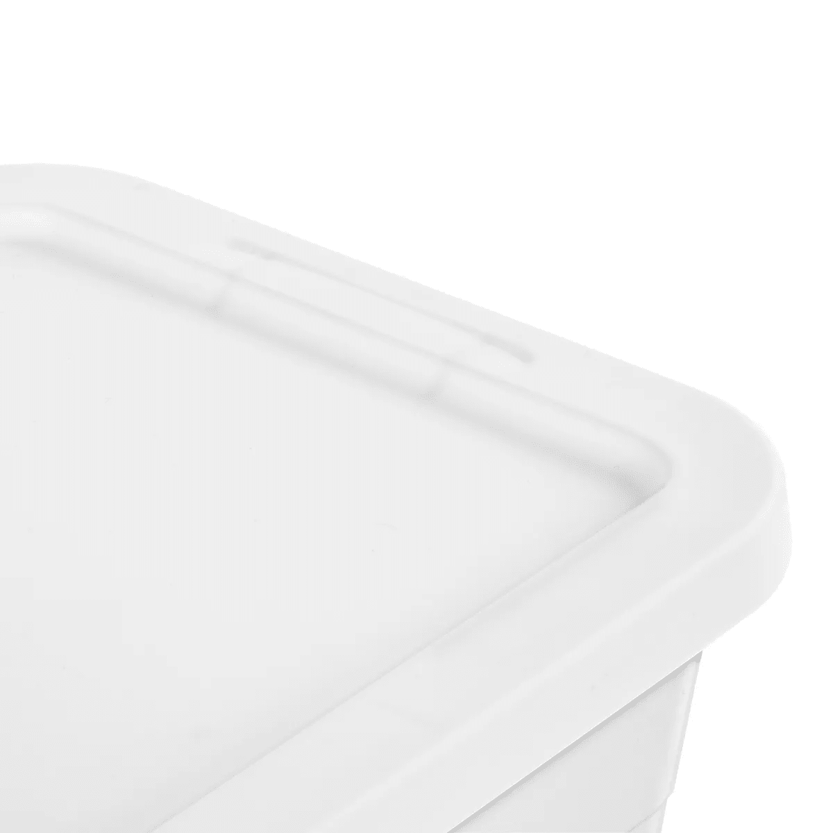 6Qt Clear Storage Box White - Brightroomâ„¢ - Image 9