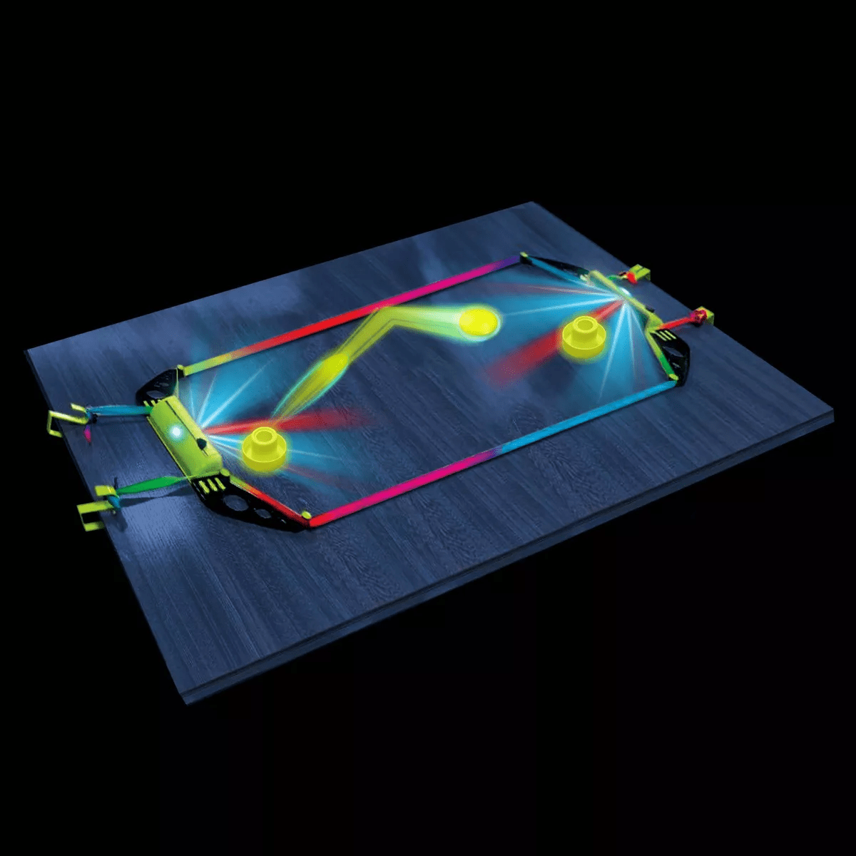 Glow Games Table Air Hockey: LED Light Battery-Powered, Ages 5+, 2 Players - Image 5