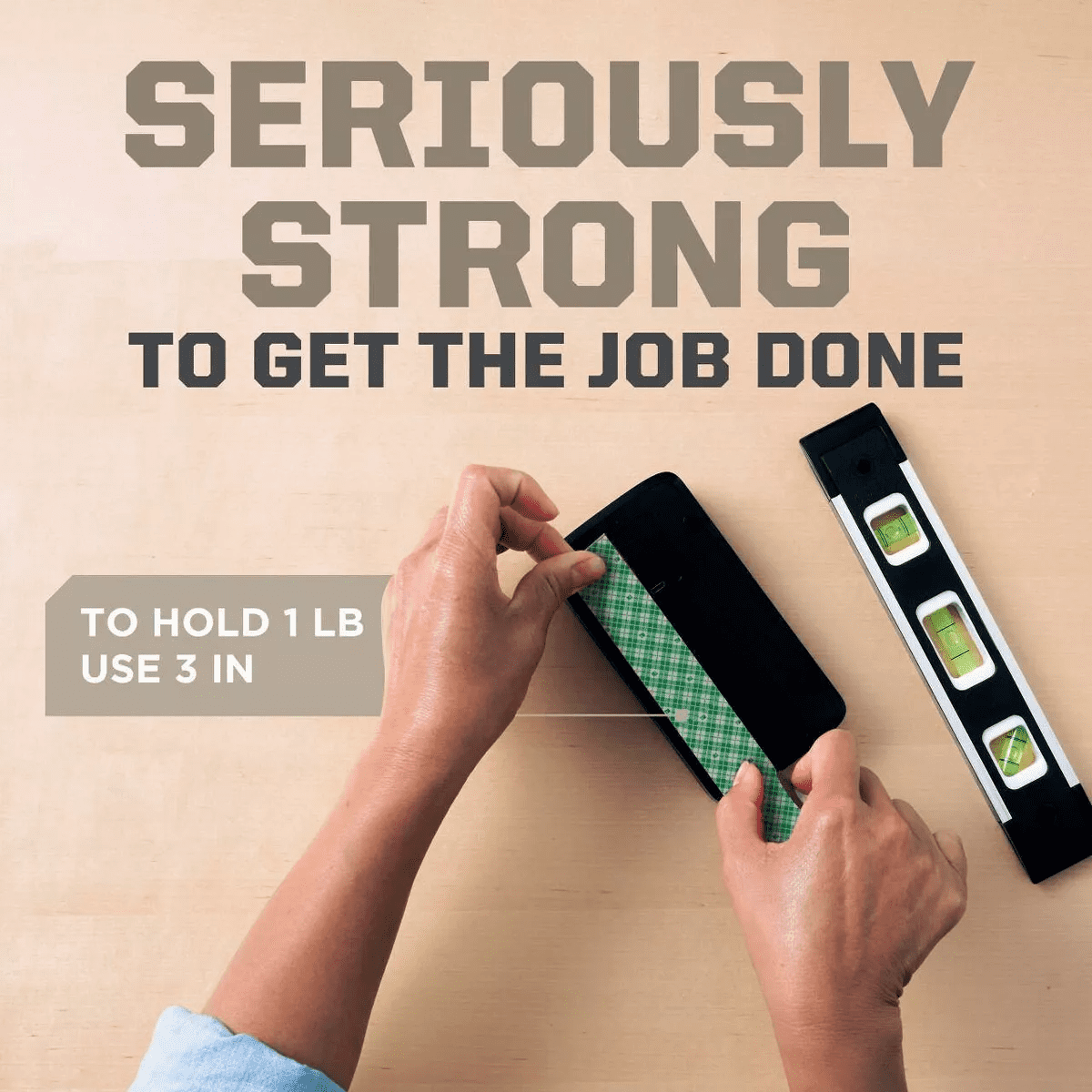 Scotch Heavy Duty Mounting Tape: Double Sided Heavy Duty Wall Tape, White, Plastic, 1 Pack - Image 7