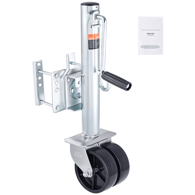 Silver 0.9-Ton Steel Forklift Jack