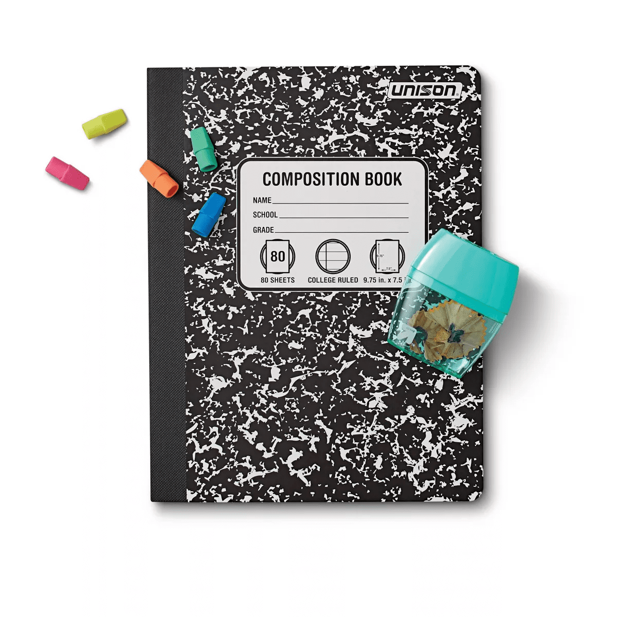 Pencil Sharpener 2 Hole 1Ct (Colors May Vary) - Up&Up™: School Supplies, Handheld, Non-Powered, ABS & Steel, 2 Year Warranty - Image 5