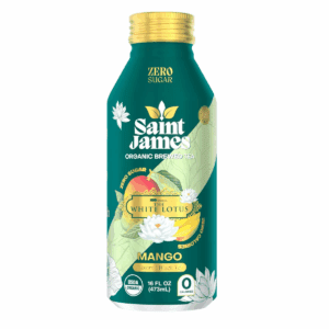 Saint James White Lotus Organic Black Tea - 16 Fl Oz