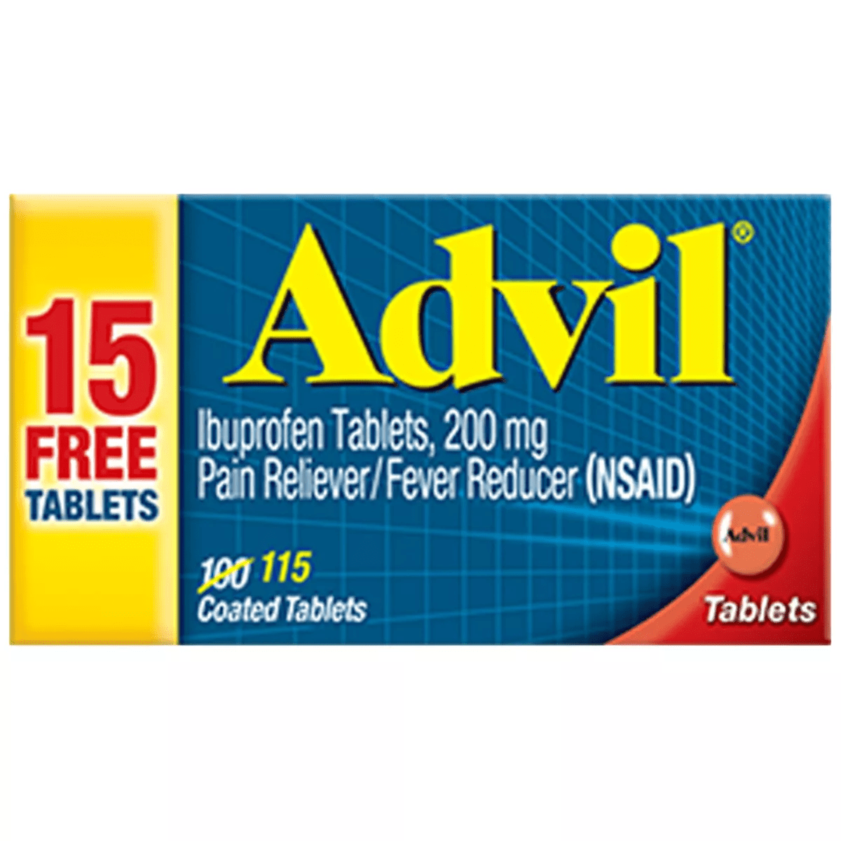 Advil Pain Reliever/Fever Reducer Tablets - Ibuprofen (NSAID) - Image 16