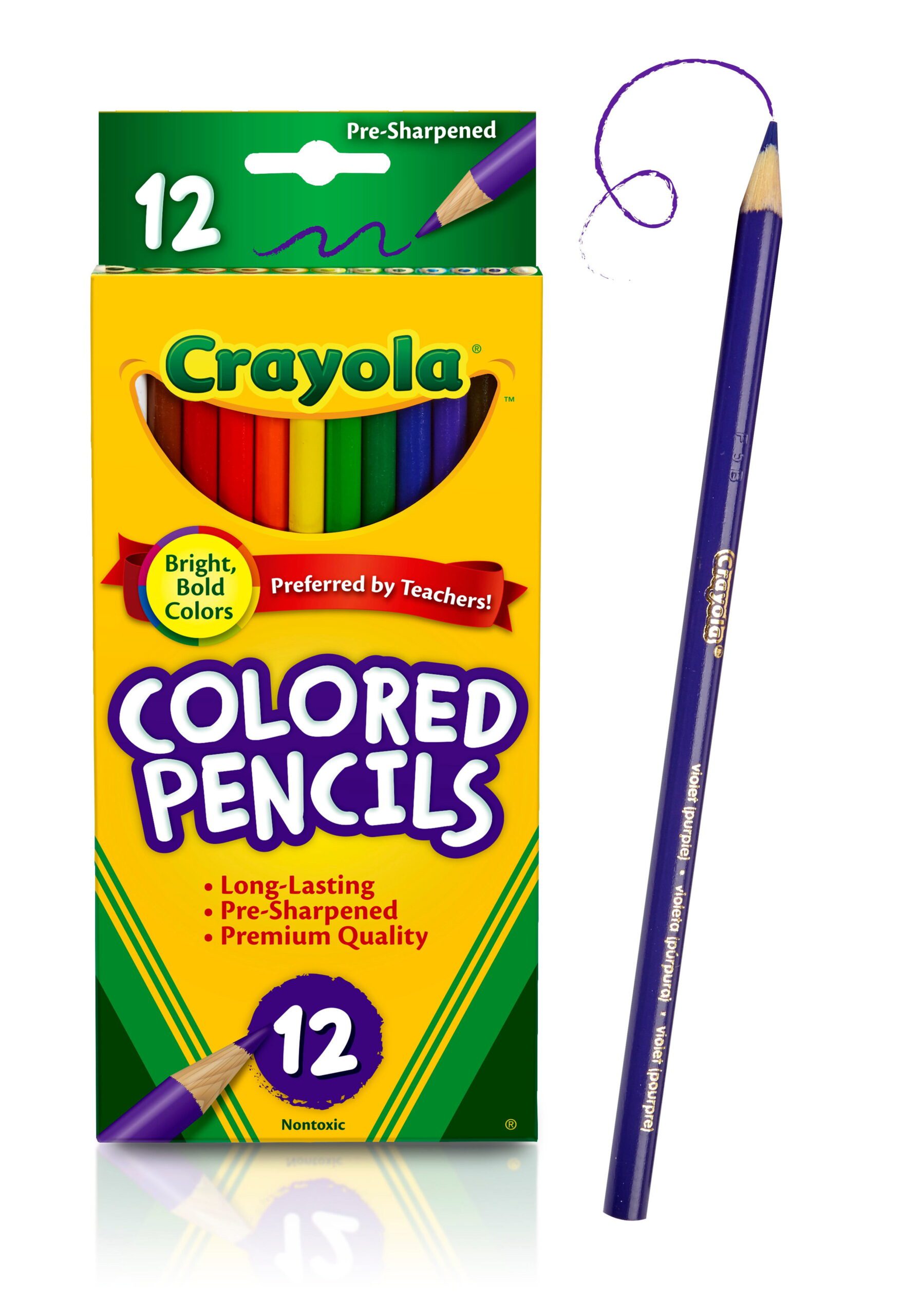 Colored Pencil Set, 12 Ct, Back to School Supplies for Kids, Classroom Supplies, Teacher Gift - Image 4