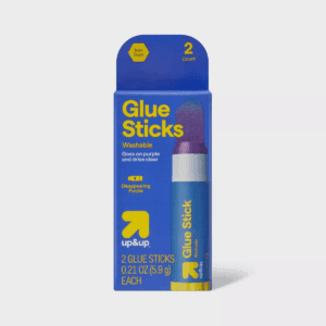 Glue Stick 2Ct Disappearing Purple - Up&Upâ„¢: Non-Toxic, Art & Stationery, Kids, Choking Hazard Warning
