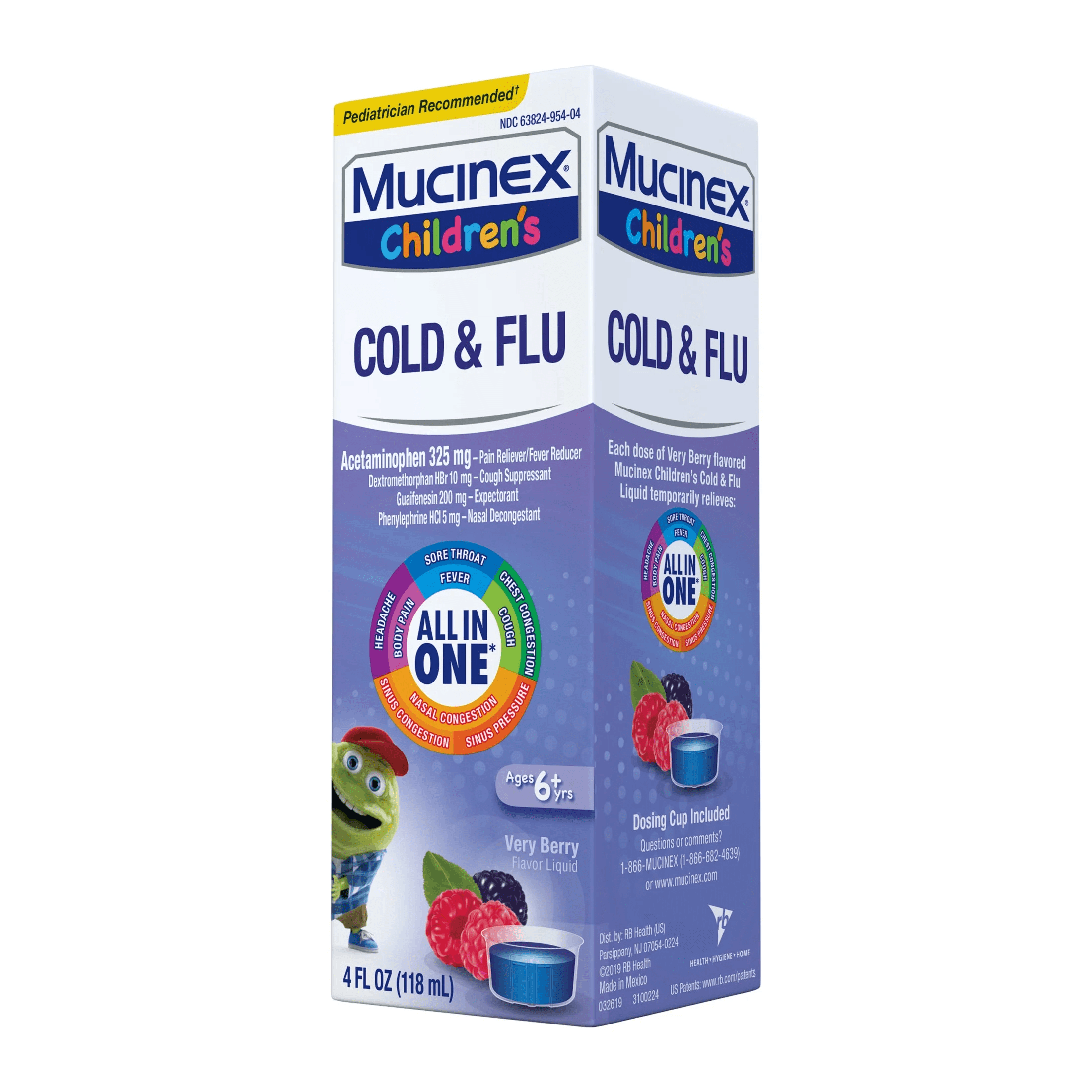 Children'S Cold and Flu Cough OTC Medicine for Kids, Very Berry Flavor Liquid, 4 Fl Oz - Image 11