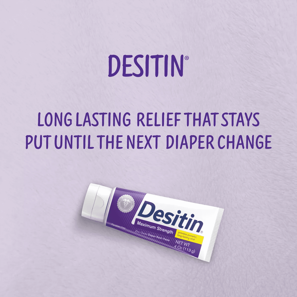 Desitin Maximum Strength Baby Diaper Rash Cream with Zinc Oxide - 4Oz - Image 2