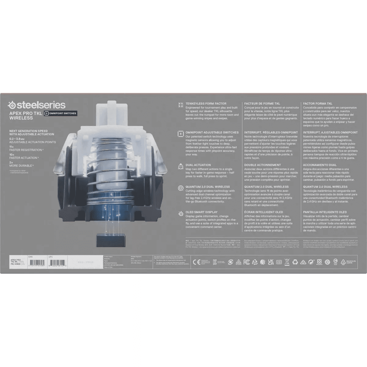 Steelseries APEX Pro TKL Wireless Keyboard - Image 14