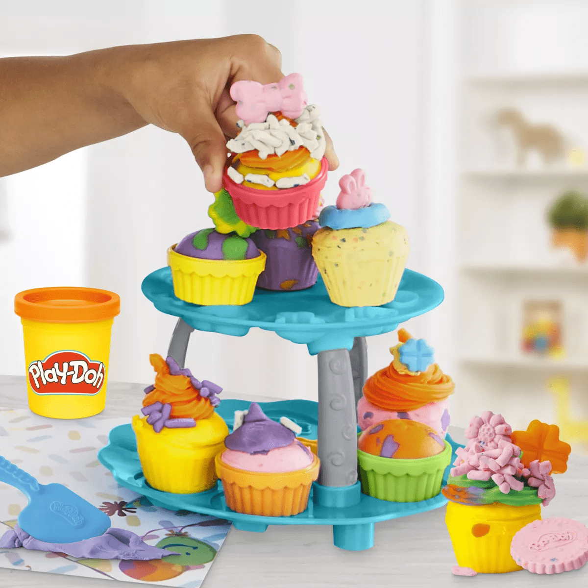 Play-Doh Cupcake Tower Playset - 15Pc - Image 10