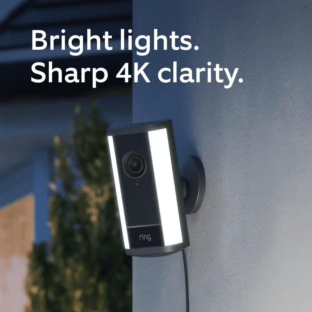 Spotlight Cam Pro (2Nd Gen), Plug-In - Retinal 4K Security Camera, 10X Enhanced Zoom, 2-LED Spotlights, Black - Image 2