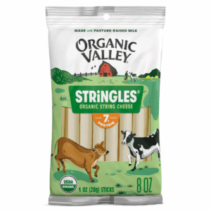 Organic Valley Mozzarella String Cheese - 8Oz/8Ct