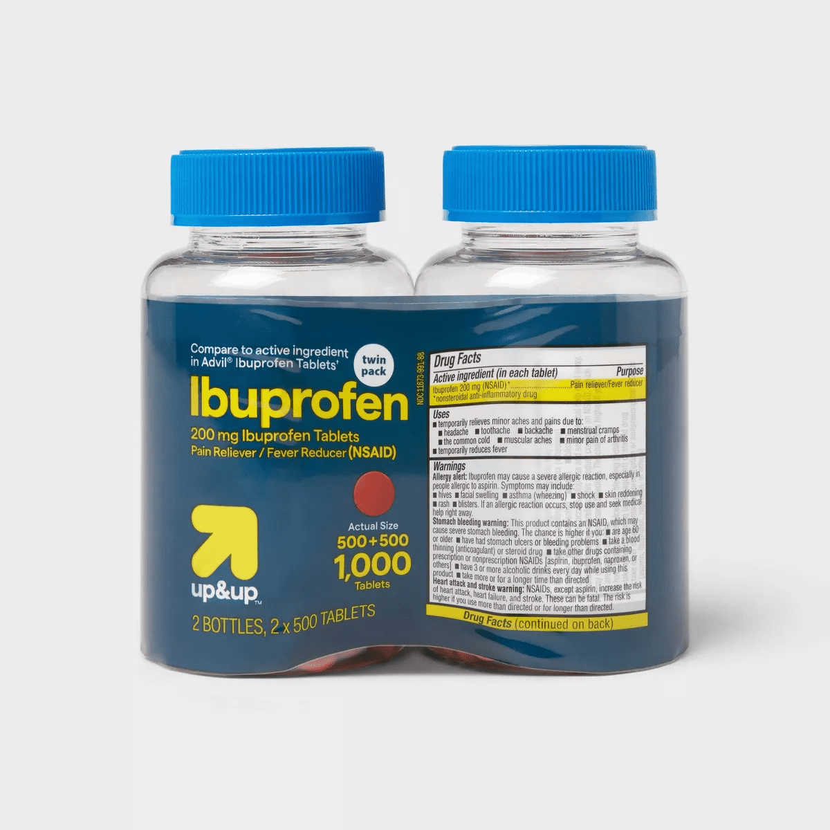 Ibuprofen (NSAID) Pain Reliever & Fever Reducer Tablets - Up&Up - Image 7