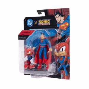 DC X Sonic the Hedgehog Knuckles and Superman Action Figure