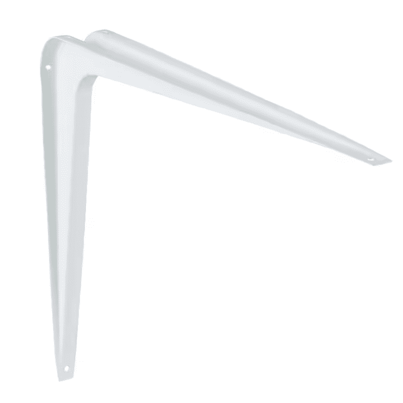 13.5-In L X 1.875-In W X 11-In D White Shelf Bracket - Image 4