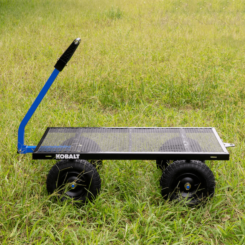 Heavy-Duty 6-Cu Ft Steel Yard Cart - Image 17