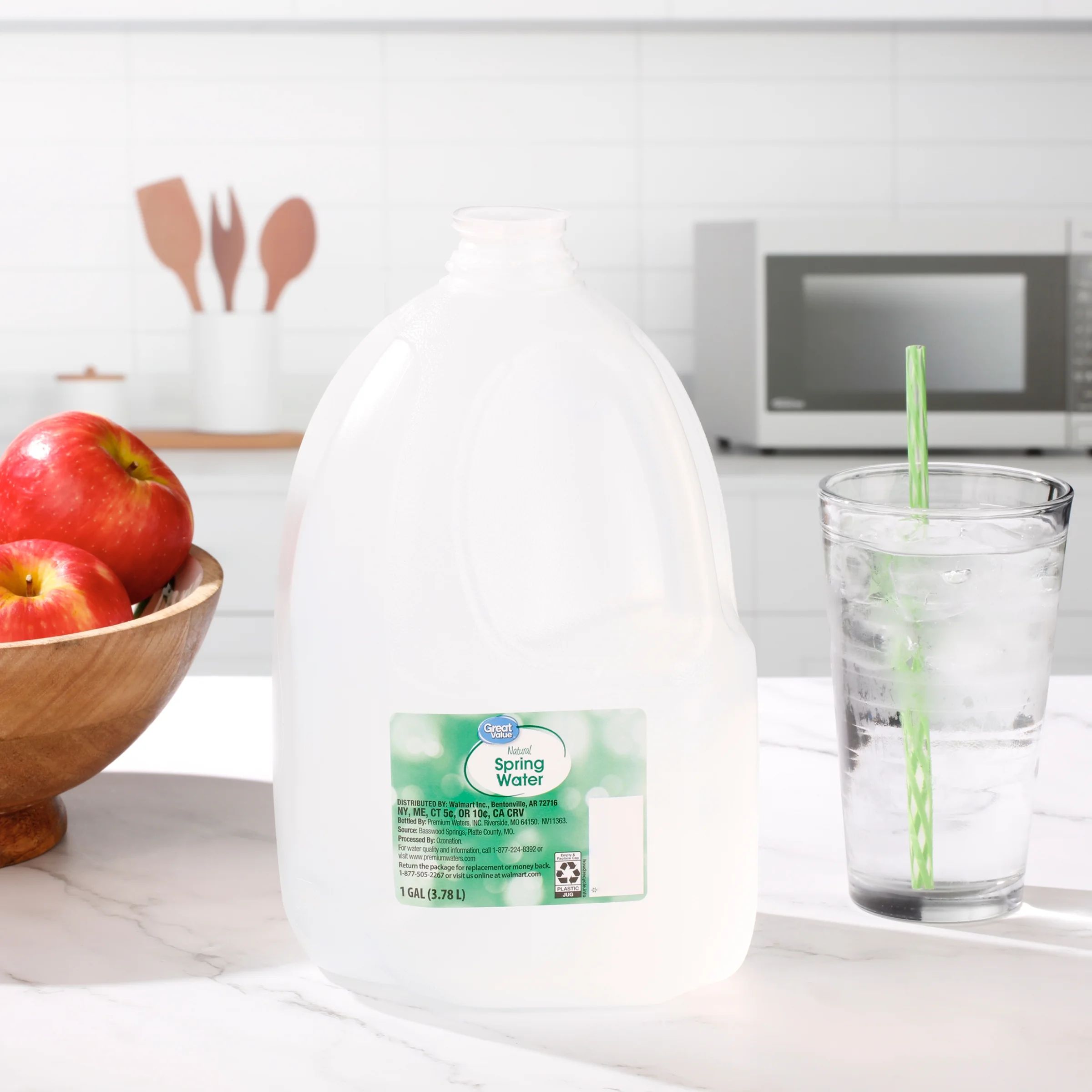 (6 Pack) Spring Water, 1 Gallon - Image 4