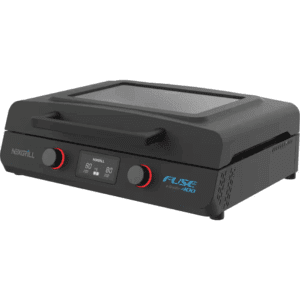 Fuse 400 22 In. Tabletop Electric Grill Griddle in Black