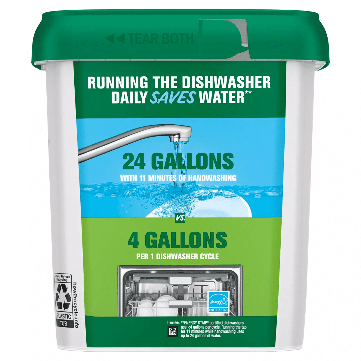 Dawn Cascade Free & Clear Action Pacs Dishwasher Detergent Tablets - Lemon Essence - Image 10