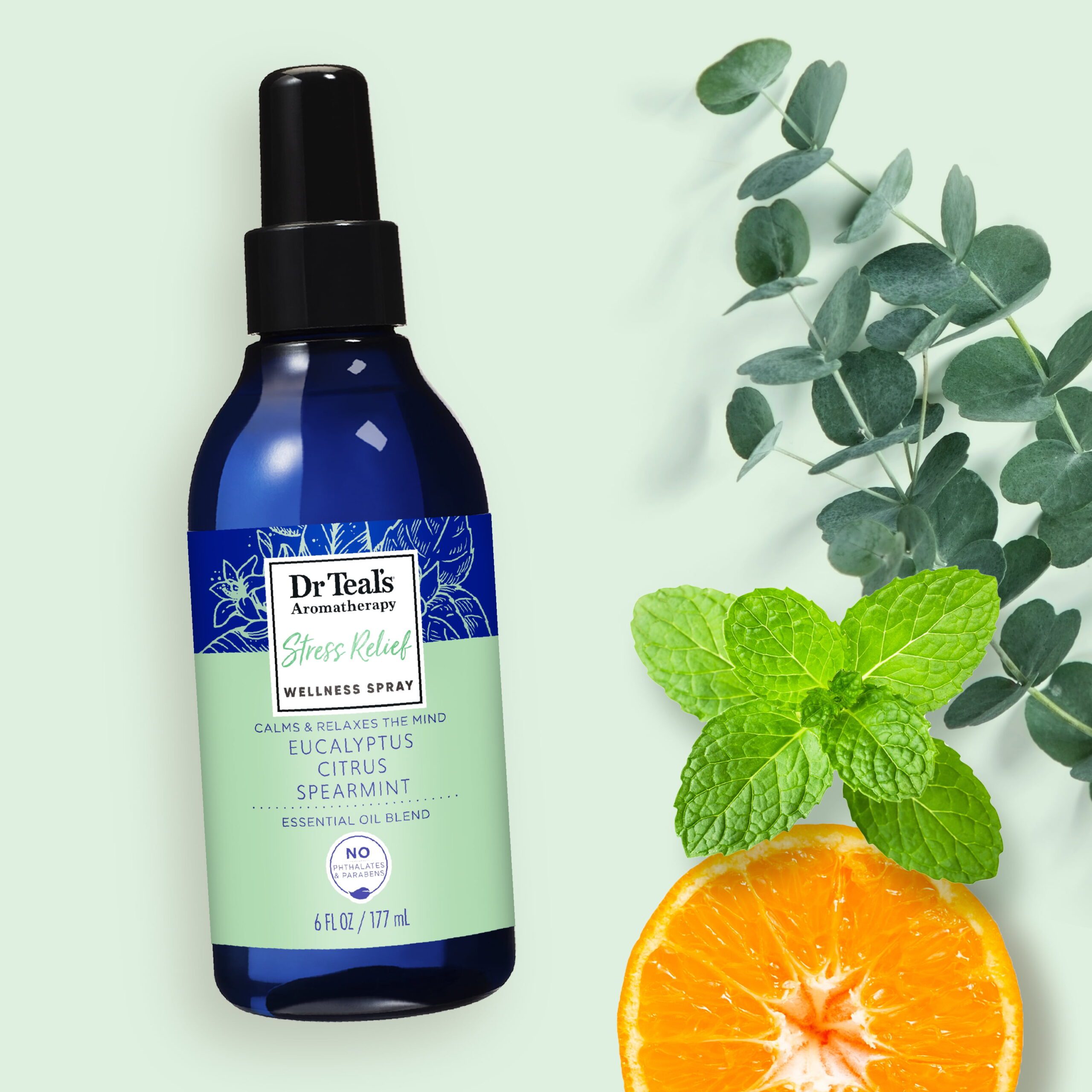 Stress Relief Body & Room Spray with Eucalyptus and Citrus, 6 Fl Oz - Image 7