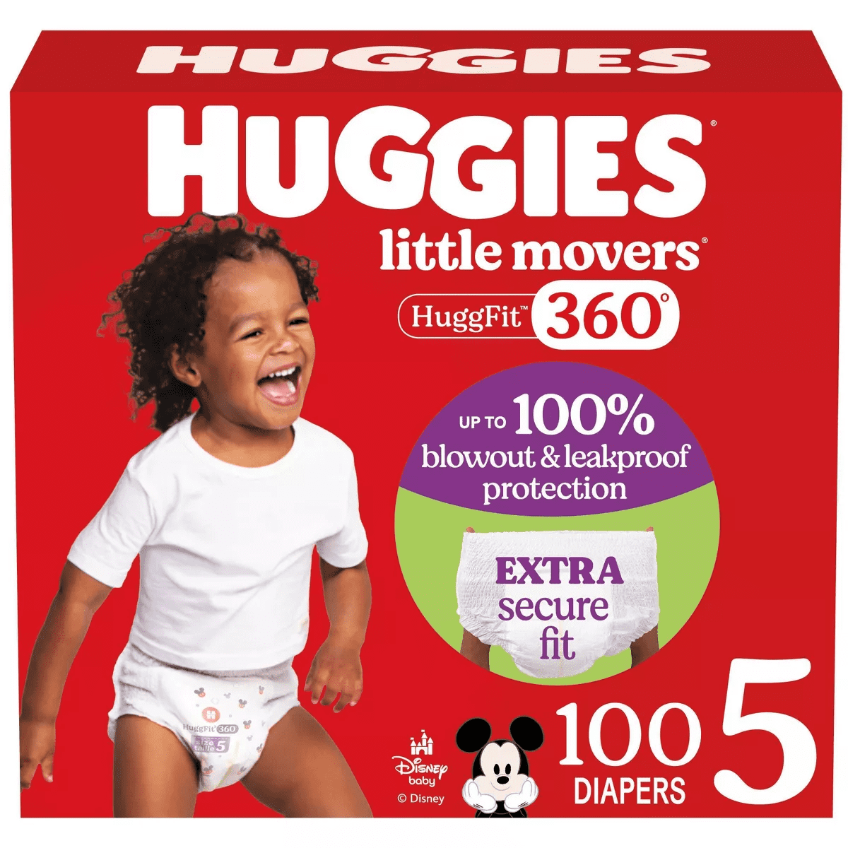 Huggies Little Movers Huggfit 360 Diapers - Image 14