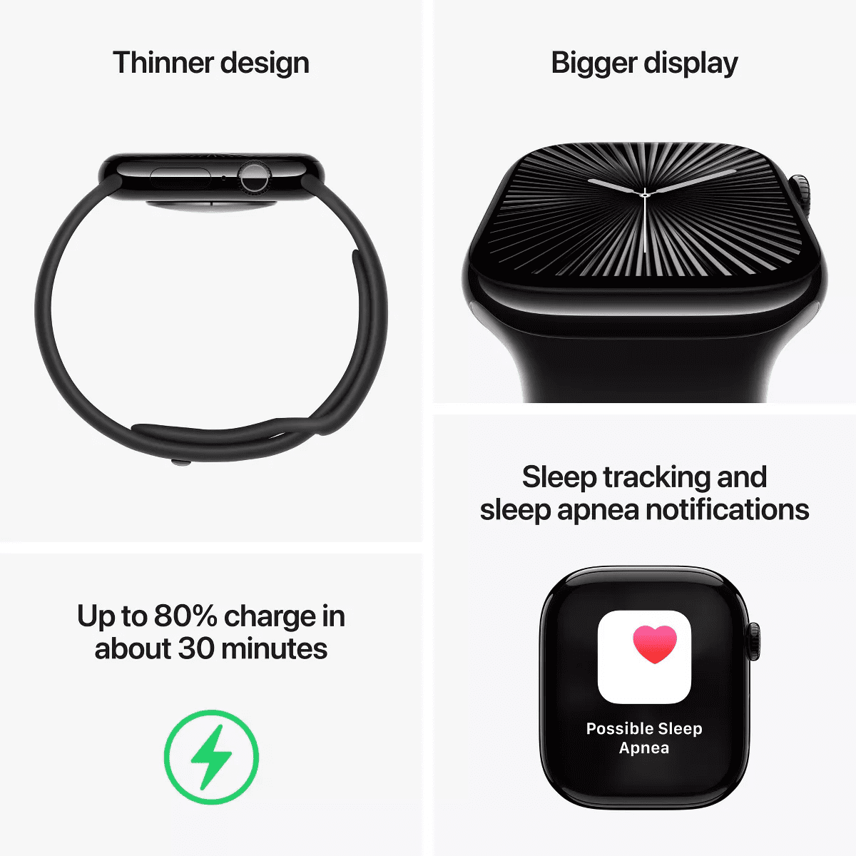 Apple Watch Series 10 Aluminum Case (2024) - Image 3