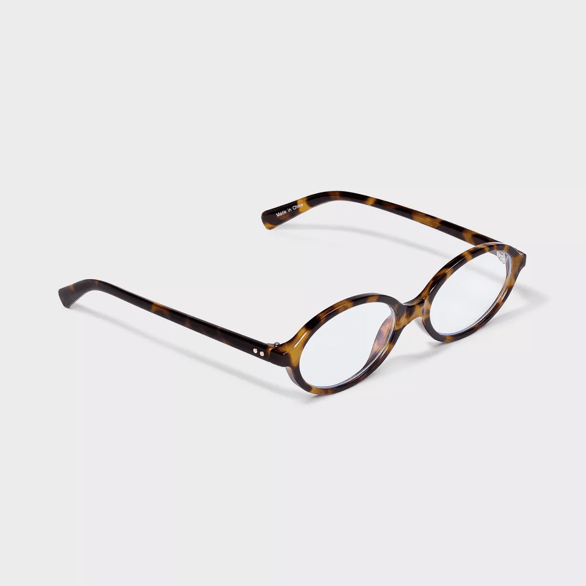 Women'S Slim Plastic Oval Blue Light Filtering Glasses- Wild Fable™ Tort - Image 2