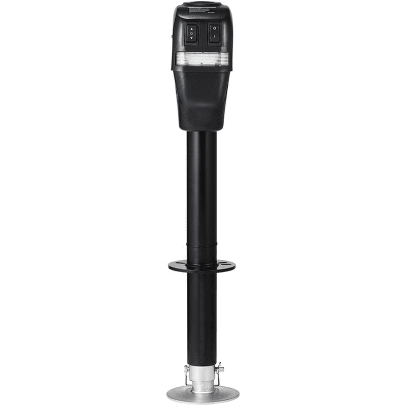 Black 1.81-Ton Steel Electric Forklift Jack