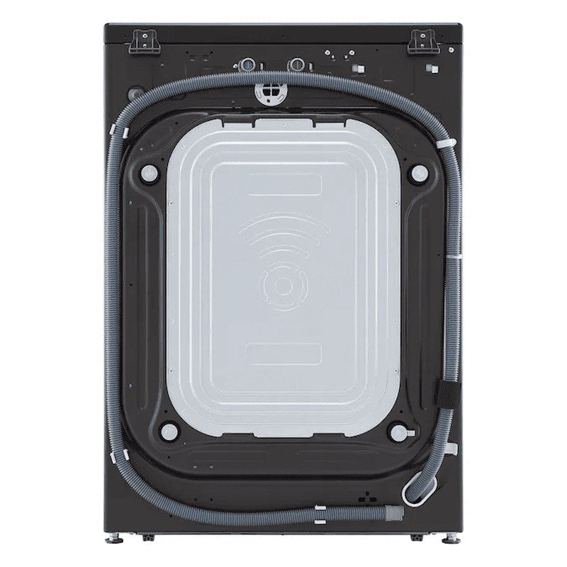 Turbowash 360 High Efficiency Stackable Medium ( 4.5-Cu Ft ) Front-Load Washer with Steam Cycle ( Black Steel ) - Image 16