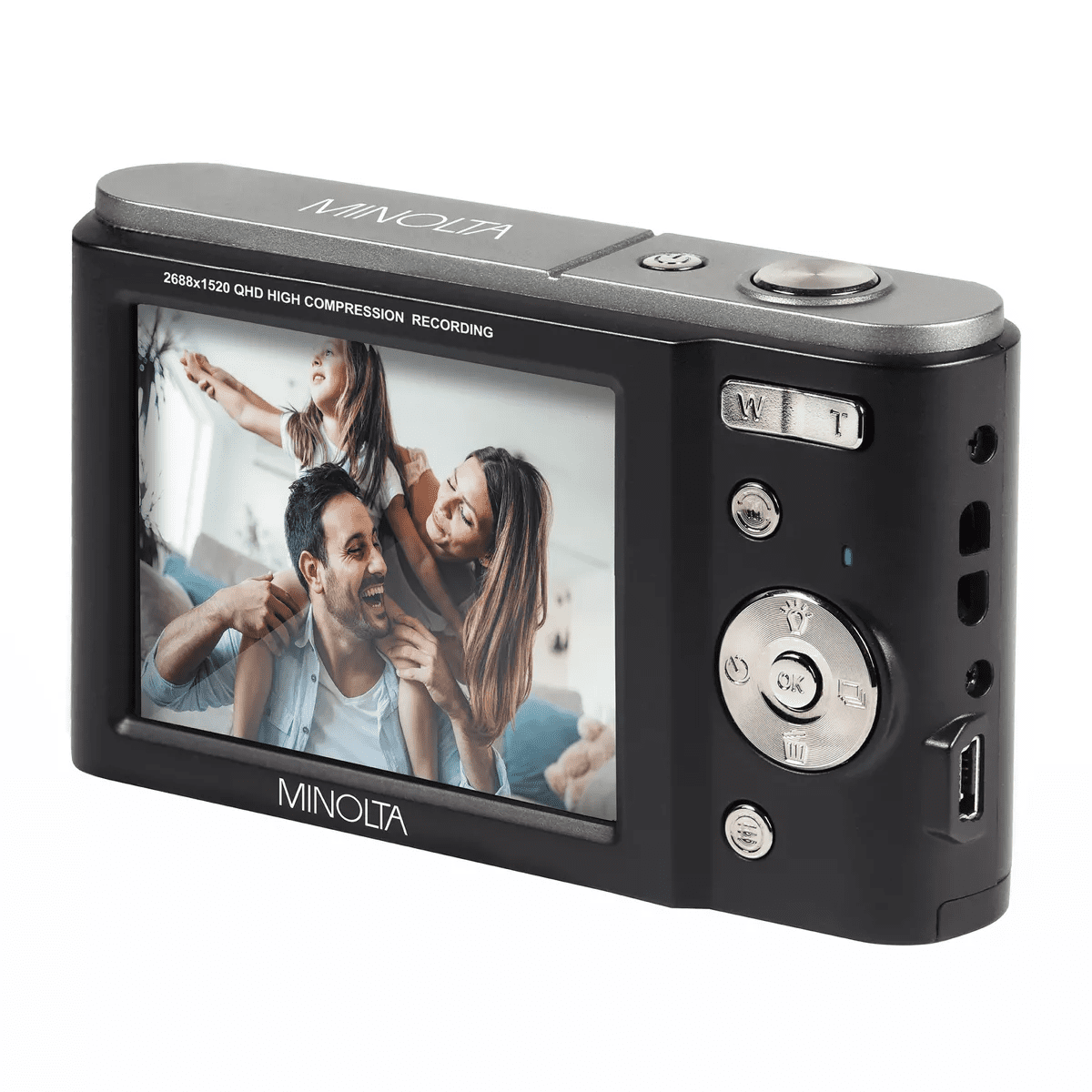 Minolta® MND20 16X Digital Zoom 44 MP/2.7K Quad HD Digital Camera - Image 4