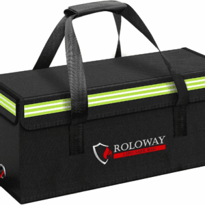 Fireproof Lipo Battery Bag, Large Lipo Safe Charging Bag with Handle & Reflective Strip (20 X 5 X 7.5 In)