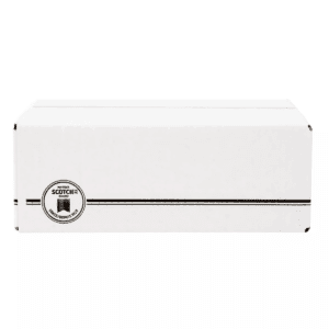 Scotch Mailing, Moving, and Storage Box 9.5"X6"X3.75": Cardboard Shipping Box, White, No Closure, 0.25 Lbs