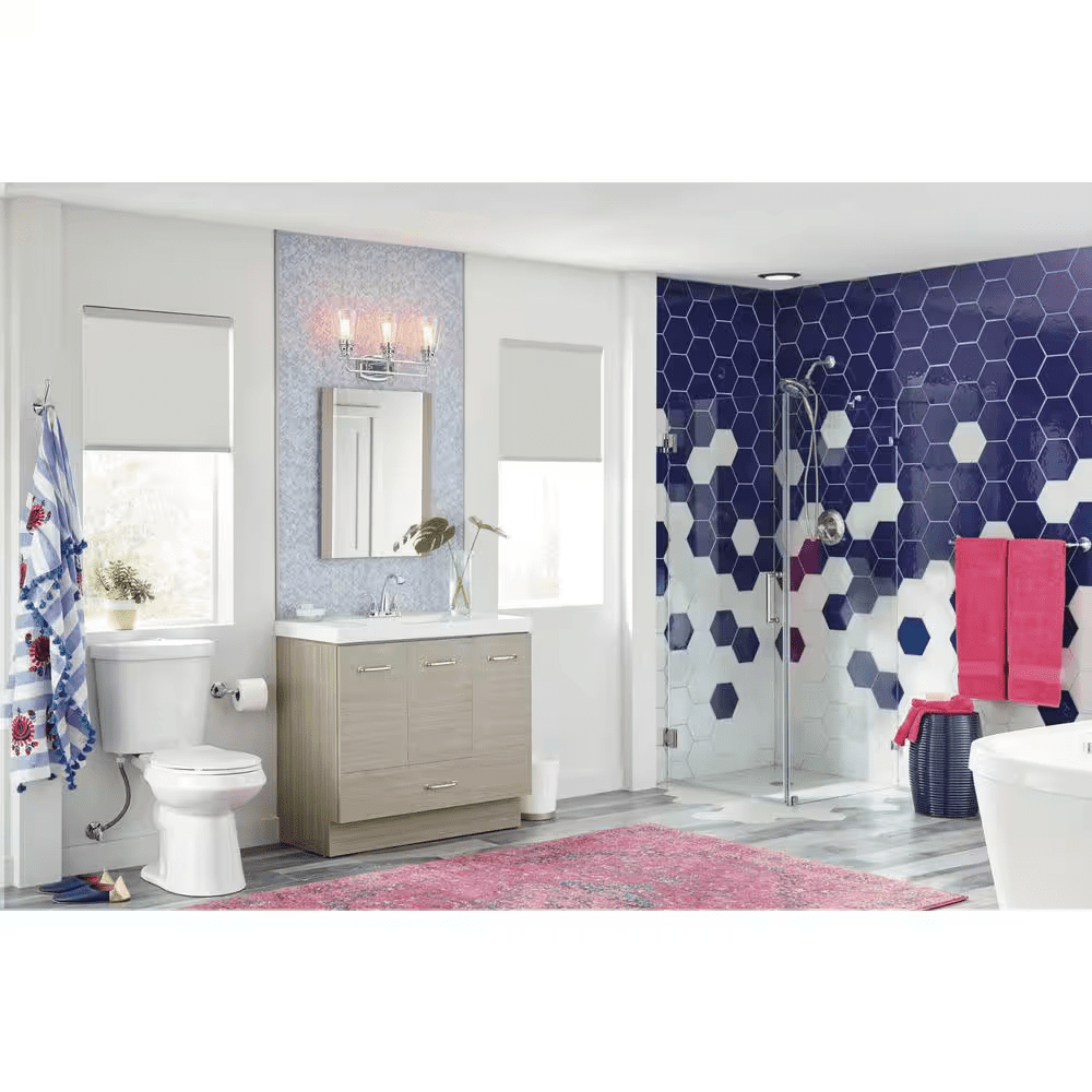 12 Inch Rough in Two-Piece 1.1 GPF/1.6 GPF Dual Flush Elongated Toilet in White Seat Included - Image 5