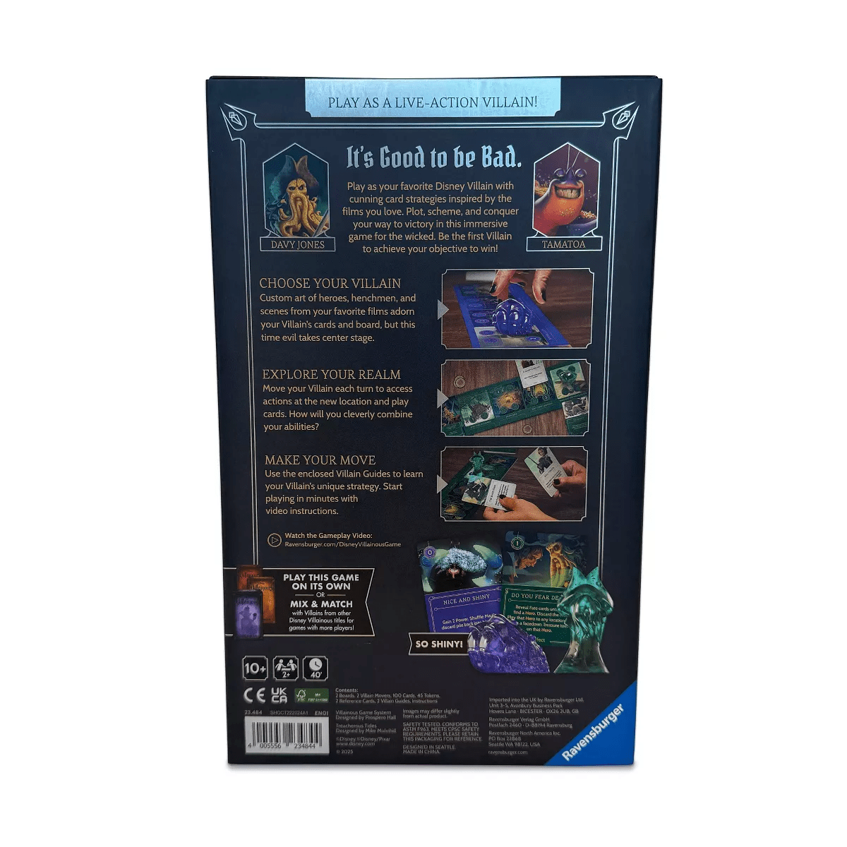 Ravensburger Disney Villainous: Treacherous Tides Board Game: Strategy & Creative Thinking, 2+ Players, 30-40 Minutes - Image 5