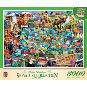 Masterpieces Signature Collection USA National Parks 3000 Piece Jigsaw Puzzle - Flawed